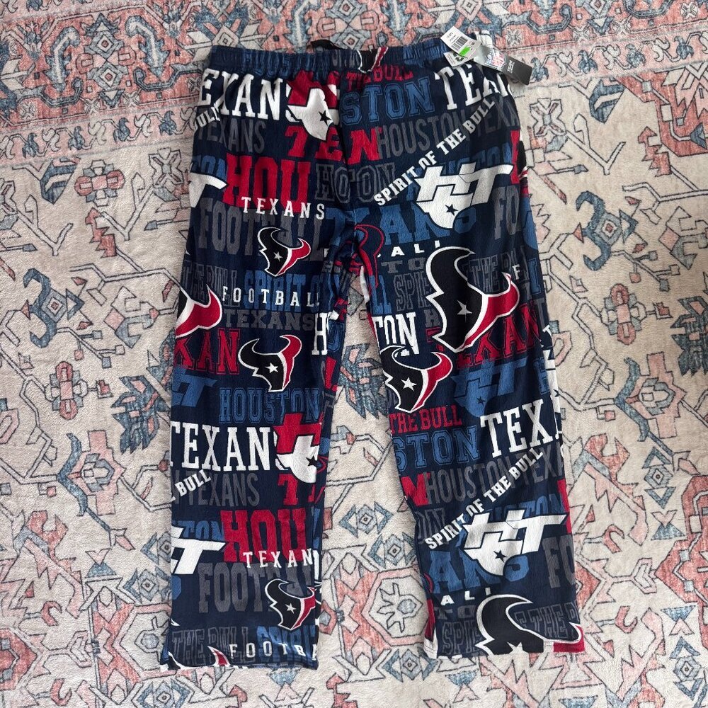 NWT Houston Texans Pajama Pants NFL Team Apparel - size XXL